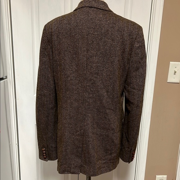 Ralph Lauren Brown Wool Blazer Classic Notched Lapel - Picture 4 of 9